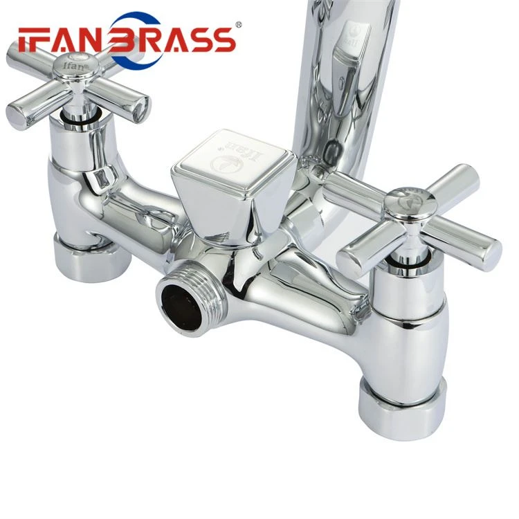 double handle bathtub faucet