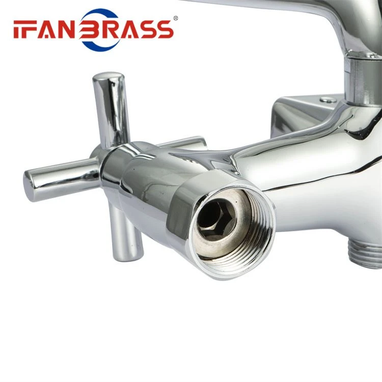 double handle tub faucet