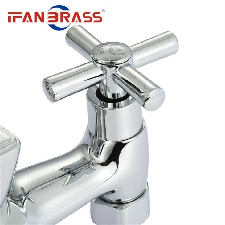 double handle shower valve
