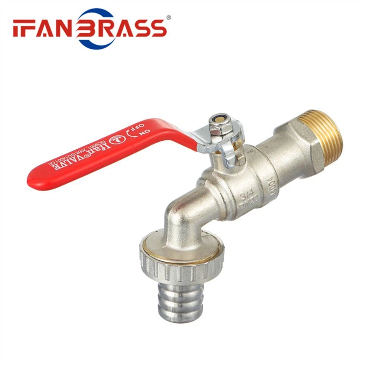 Bibcock vee väljalaskeavaga